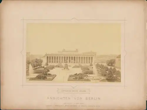 Foto Wilh. Hermes Berlin, Berlin Mitte, Lustgarten vom Königlichen Schloss