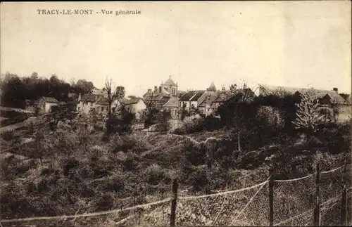 Ak Tracy le Mont Oise, Vue générale