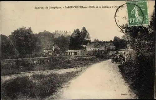 Ak Saint Crépin aux Bois Oise, Château