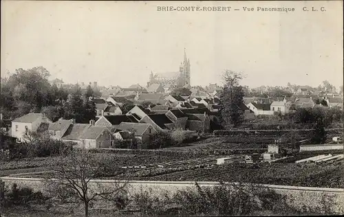 Ak Brie Comte Robert Seine et Marne, Panorama