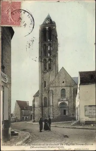 Ak Chateau Landon Seine et Marne, Kirche Notre Dame