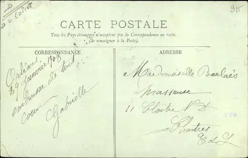 Ak Saint Nicolas Loiret, Le Pont sur le Loiret