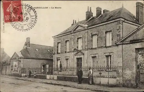 Ak Sandillon Loiret, Rathaus