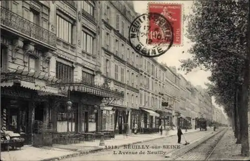 Ak Neuilly sur Seine Hauts de Seine, Avenue de Neuilly