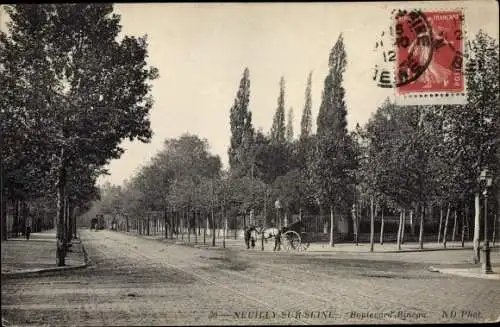 Ak Neuilly sur Seine Hauts de Seine, Boulevard Bineau