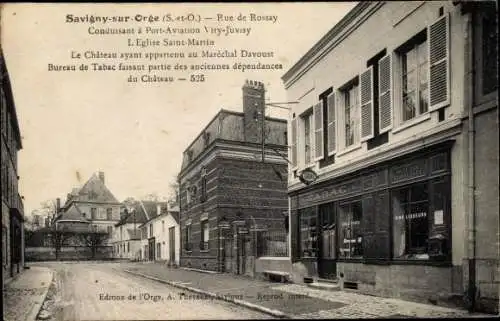 Ak Savigny sur Orge Essonne, Rue de Rossay