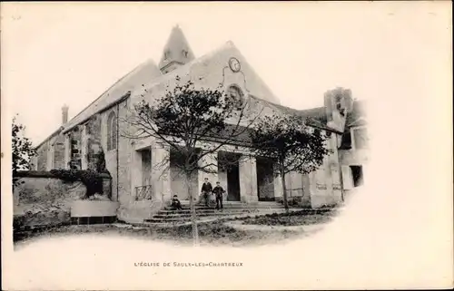 Ak Saulx les Chartreux Essonne, L'Eglise