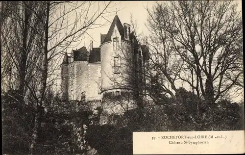 Ak Rochefort sur Loire Maine et Loire, Château de St. Symphorien