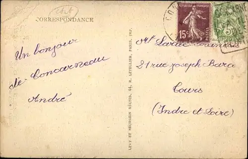 Ak Moeurs et Costumes Bretons, Femme fumant la pipe, Ältere Dame in Tracht