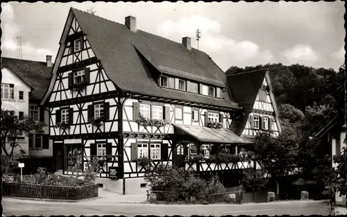 Ak Sasbachwalden im Schwarzwald, Fachwerkhaus