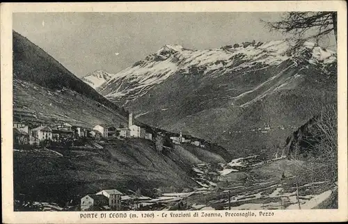 Ak Ponte di Legno Lombardia, Le Frazioni di Zoanno, Precsaglio, Pezzo