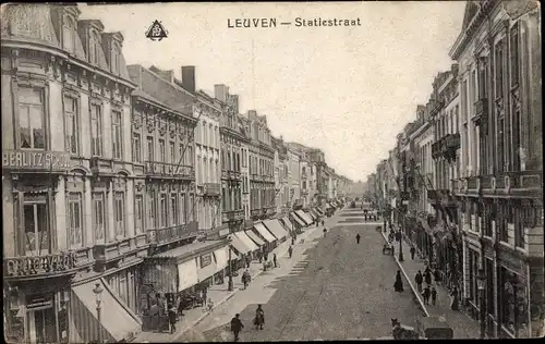Ak Louvain Leuven Flämisch Brabant, Statiestraat