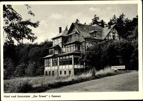 Ak Steinfischbach Waldems Rheingau Taunus Kreis, Hotel Zur Tenne