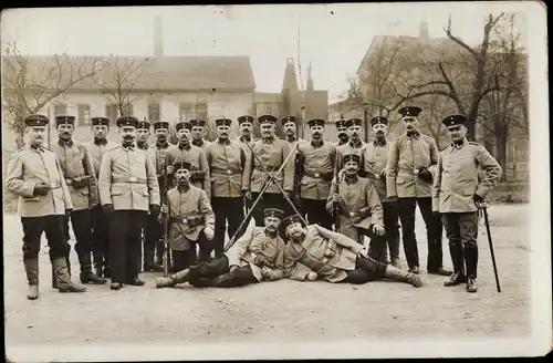 Foto Ak Erfurt in Thüringen, Deutsche Soldaten im Kaiserreich, 2. Kompagnie II Landsturm Ersatz Bat.