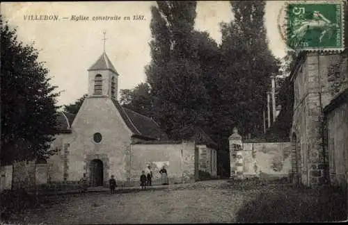 Ak Villebon sur Yvette Essonne, Eglise construite en 1581