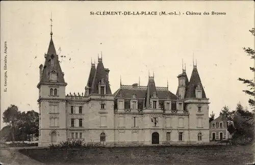 Ak Saint Clément de la Place Maine et Loire, Château des Brosses