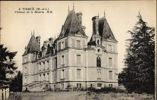 Ak Tiercé Maine et Loire, Château de la Bénerie