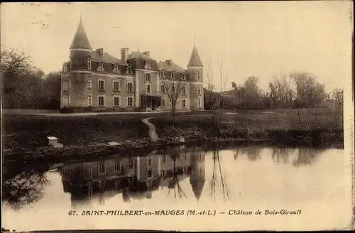 Ak Saint Philbert en Mauges Maine et Loire, Château de Bois Girault