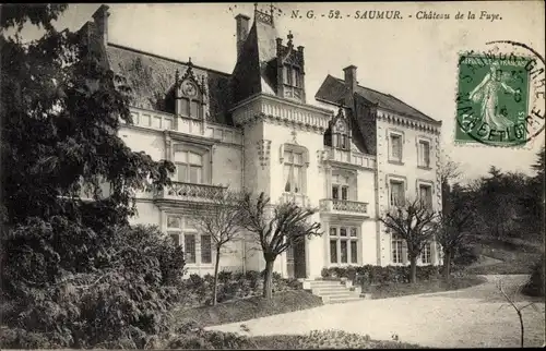 Ak Saumur Maine et Loire, Château de la Fuye