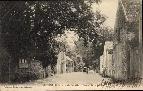 Ak Barbizon Seine et Marne, Grande Rue