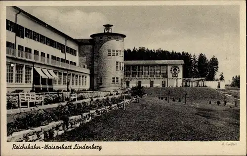 Ak Lindenberg im Allgäu Schwaben, Reichsbahn Waisenhorst