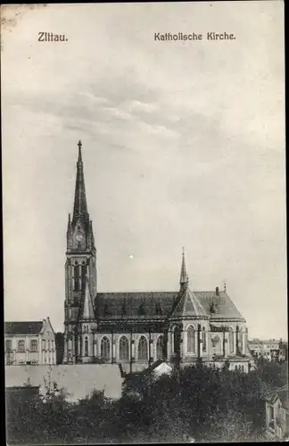 Ak Zittau in Sachsen, Kirche