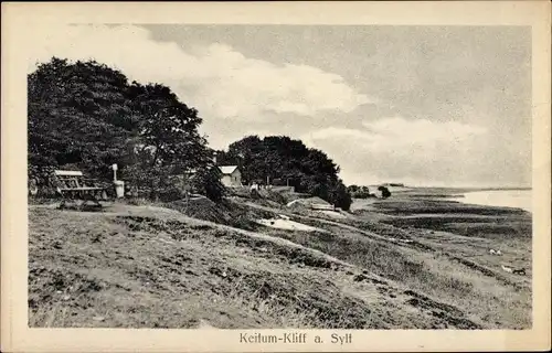 Ak Keitum auf Sylt, Strandblick