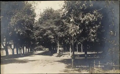 Foto Ak Genova Genua Liguria, Acquasola, Straßenpartie
