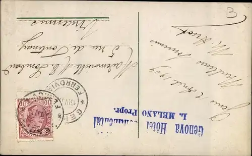 Foto Ak Genova Genua Liguria, Acquasola, Straßenpartie