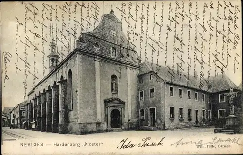 Ak Neviges Velbert Nordrhein Westfalen, Hardenberg Kloster