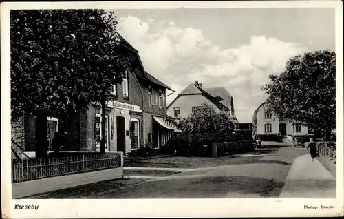 Ak Kieseby Boren in Schleswig Holstein, Geschäft F. C. Christophersen