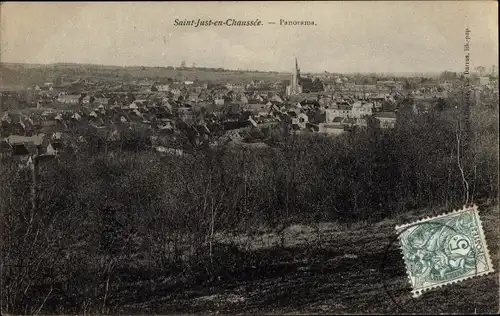 Ak Saint Just en Chaussée Oise, Panorama