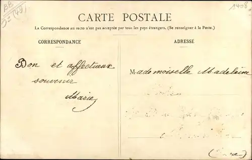 Ak Le Lion d'Angers Maine et Loire, Vue prise du Parc