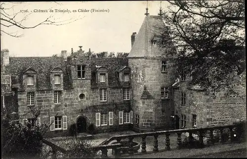 Ak Cléder Finistère, Château de Tronjoly