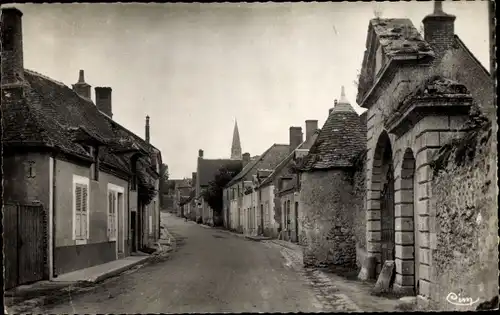 Ak Morée Loir et Cher, Rue de Près, Cim