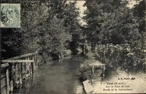 Ak Vert Yvelines, Sur le Pont de bots, Bords de la Vaucouleurs