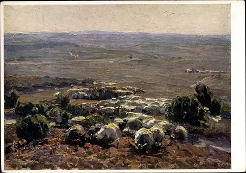 Künstler Ak Zügel, H. von, Blick ins Luhetal