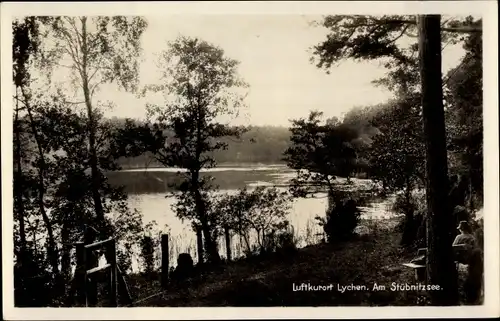 Ak Lychen im Kreis Uckermark, Am Stübnitzsee