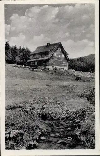 Ak Oberschönau Steinbach Hallenberg im Thüringer Wald, Waldhotel Oberhof