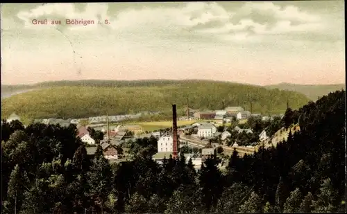 Ak Böhrigen Striegistal Sachsen, Panorama