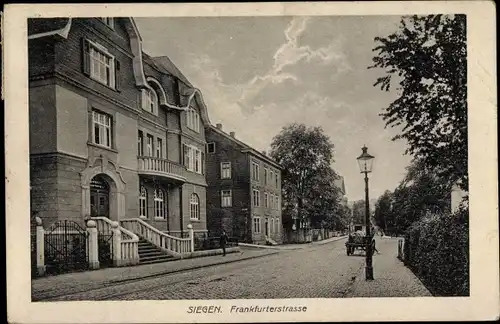 Ak Siegen in Westfalen, Frankfurterstraße