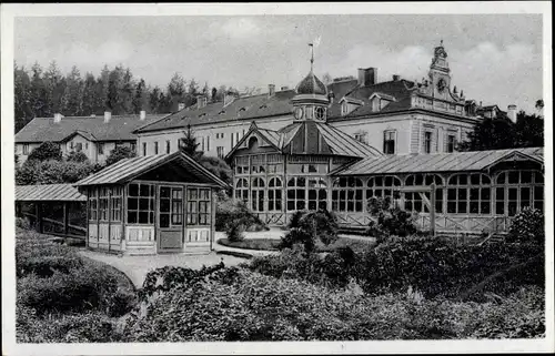 Ak Lázně Letiny Bad Lettin Plzeňský kraj, Kolonnade