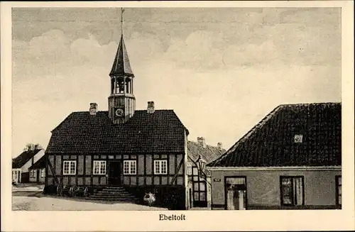 Ak Ebeltoft Dänemark, Altes Rathaus