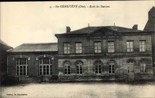 Ak Saint Geneviève Oise, École des Garcons