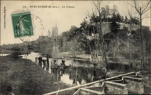 Ak Mûrs Erigné Angers Maine et Loire, Château