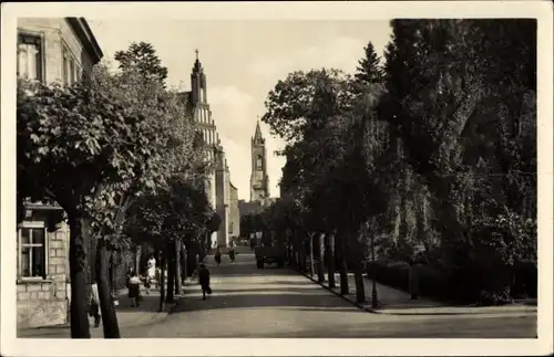 Ak Kamenz Sachsen, Poststraße