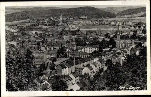 Ak Aue im Erzgebirge Sachsen, Gesamtansicht