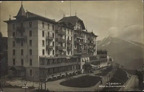 Ak Leysin Kanton Waadt, Hotel du Chamossaire