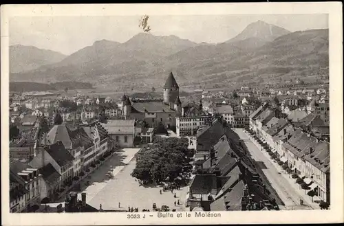 Ak Motélon Bulle Kanton Freiburg, Le Moleson