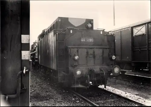 Ak Marktredwitz im Fichtelgebirge, Deutsche Eisenbahn, Lokomotive 441395